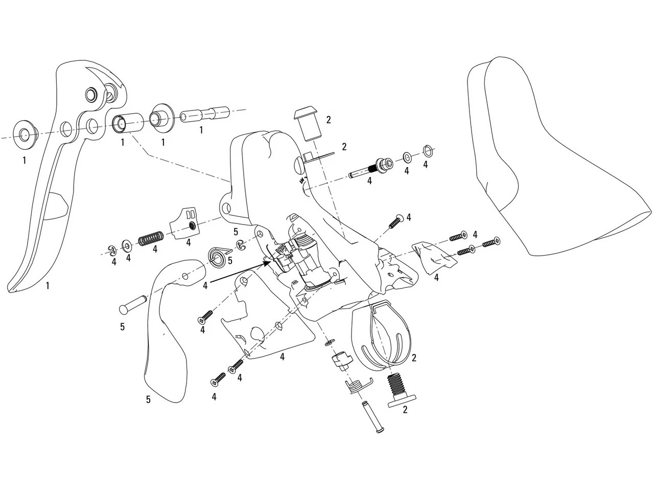 SRAM Ersatzteile Red Bremsschalthebel (2008-2011) 3 SRAM Ersatzteile Red Bremsschalthebel (2008-2011)