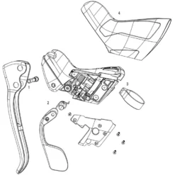 SRAM Ersatzteile Force 22, CX1, 1 / Rival 22, 1 Schaltbremshebel