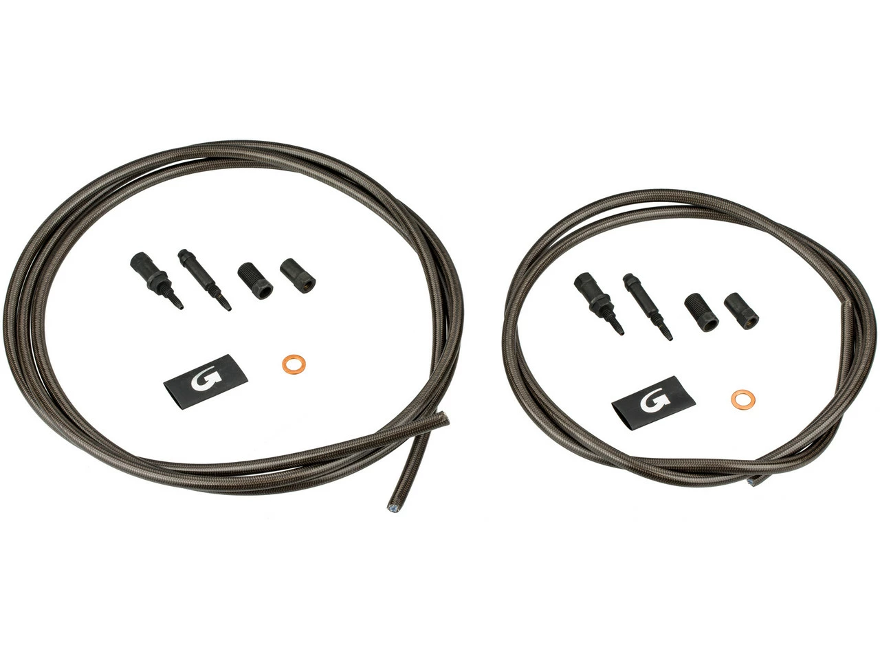 Goodridge Stahlflexleitungskit VR + HR Für Avid Elixir/Juicy/XX/X0 3 Goodridge Stahlflexleitungskit VR + HR Für Avid Elixir/Juicy/XX/X0