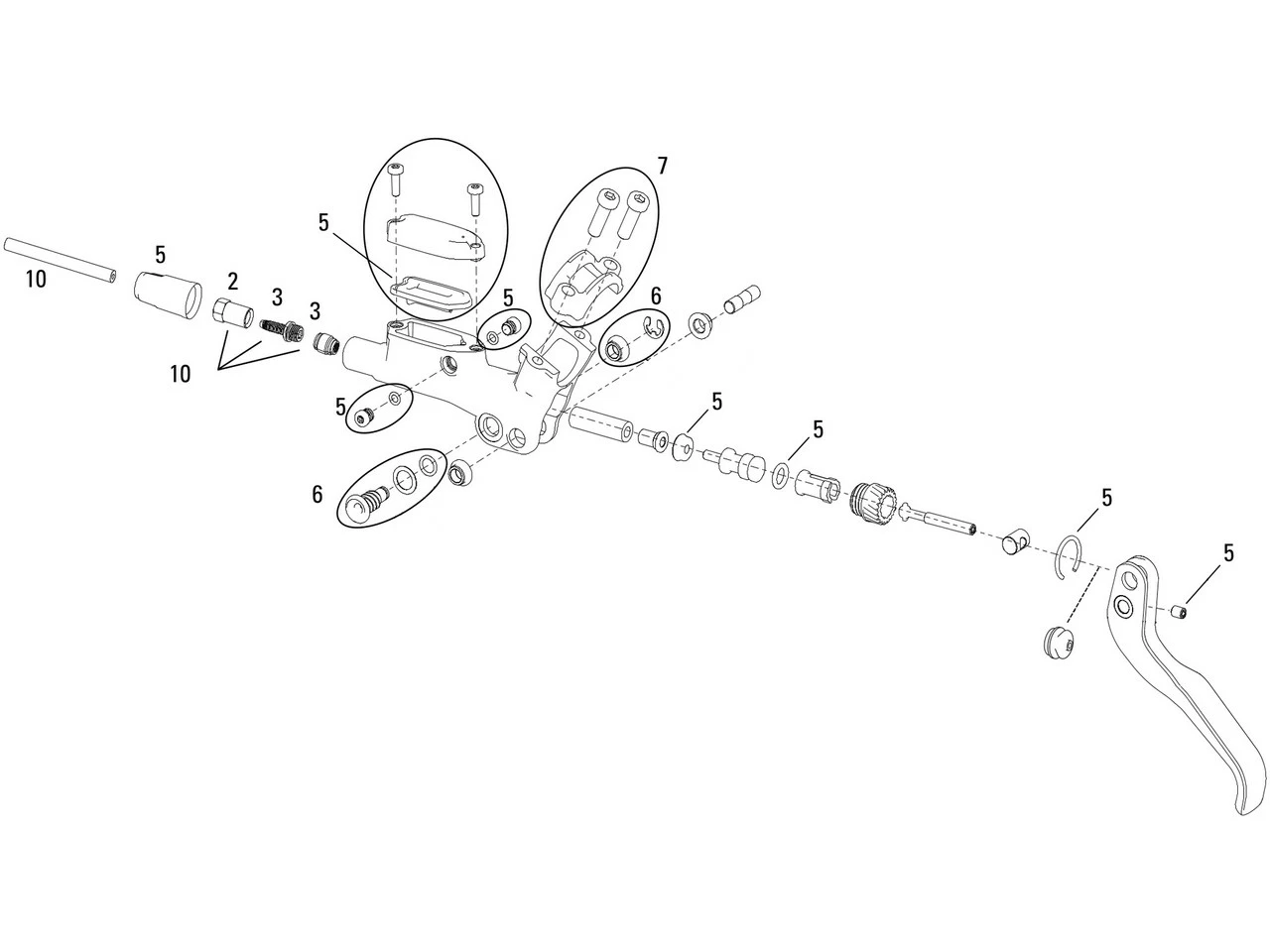 AVID Ersatzteile Juicy Ultimate Bremshebel 3 AVID Ersatzteile Juicy Ultimate Bremshebel