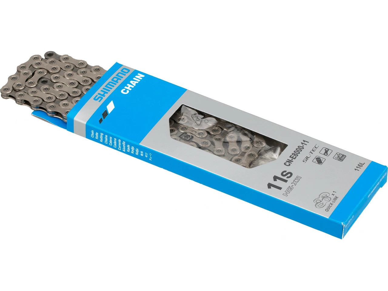 Shimano STEPS Quick-Link Kette CN-E8000 11-fach Für E-Bikes 3 Shimano STEPS Quick-Link Kette CN-E8000 11-fach Für E-Bikes