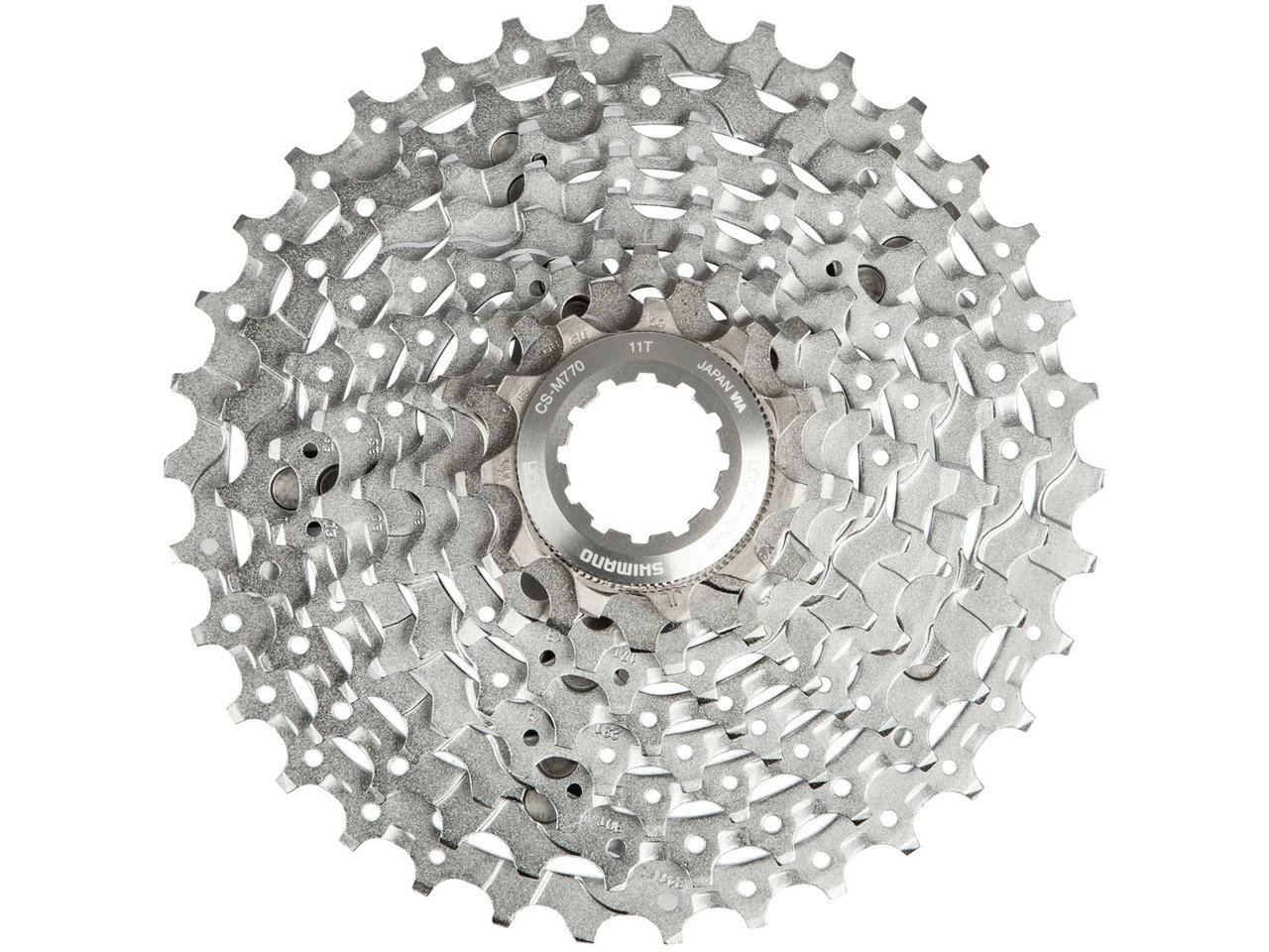 Shimano XT Kassette CS-M770 + Kette CN-HG93 9-fach Verschleißset 4 Shimano XT Kassette CS-M770 + Kette CN-HG93 9-fach Verschleißset - Image 2