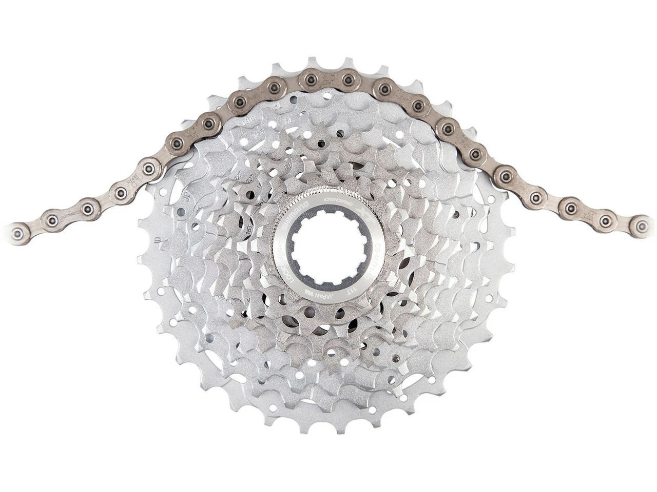 Shimano XT Kassette CS-M771-10 + Kette CN-HG95 10-fach Verschleißset 9 Shimano XT Kassette CS-M771-10 + Kette CN-HG95 10-fach Verschleißset - Image 7