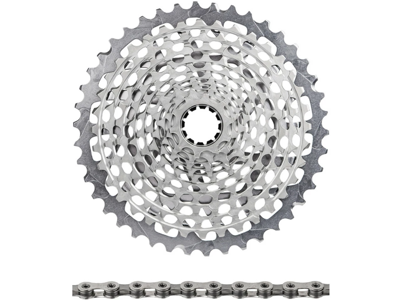 SRAM XX1 XG-1199 Kassette + PC XX1 Kette 11-fach Verschleißset 3 SRAM XX1 XG-1199 Kassette + PC XX1 Kette 11-fach Verschleißset