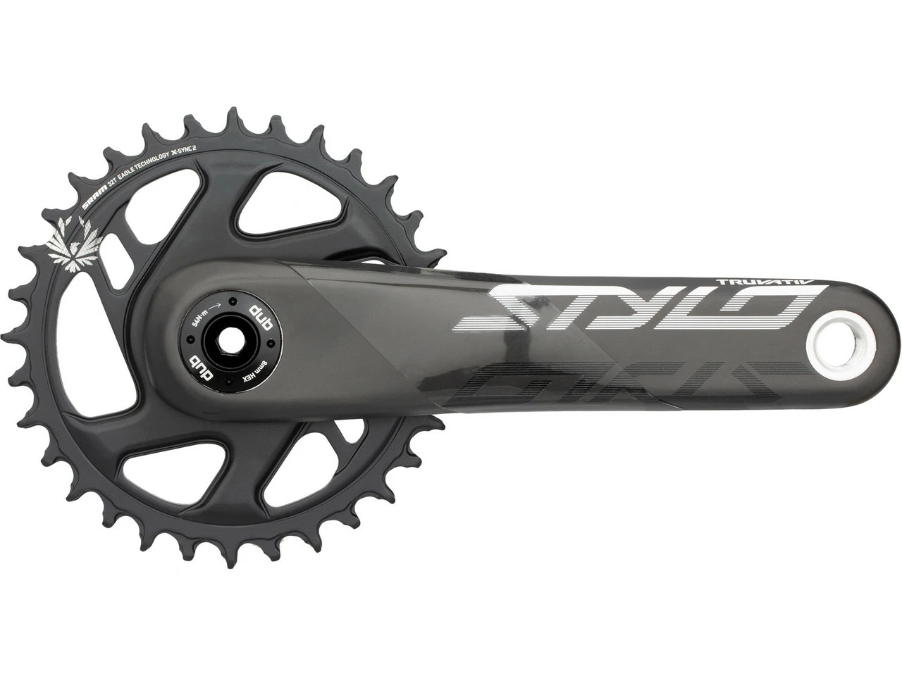 TRUVATIV Stylo Carbon Eagle Boost Direct Mount DUB 12-fach Kurbelgarnitur 3 TRUVATIV Stylo Carbon Eagle Boost Direct Mount DUB 12-fach Kurbelgarnitur