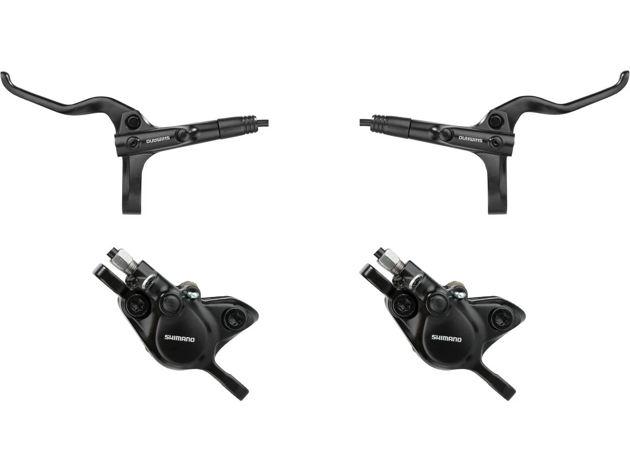 Shimano BR-MT200 + BL-MT201 V+h Set Scheibenbremse 3 Shimano BR-MT200 + BL-MT201 V+h Set Scheibenbremse