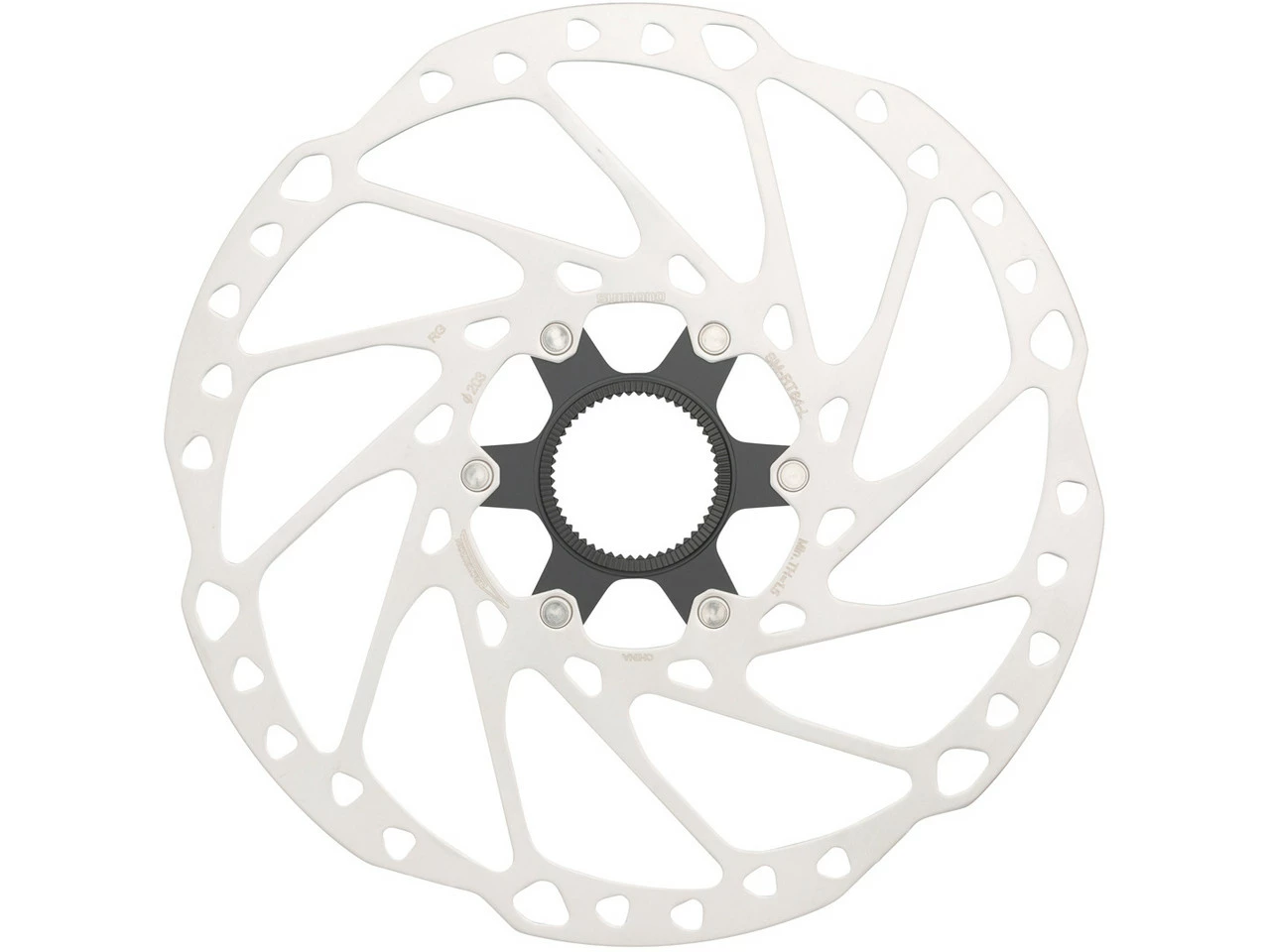 Shimano Bremsscheibe SM-RT64 Center Lock Für Deore Mit Innenverzahnung 6 Shimano Bremsscheibe SM-RT64 Center Lock Für Deore Mit Innenverzahnung - Image 4