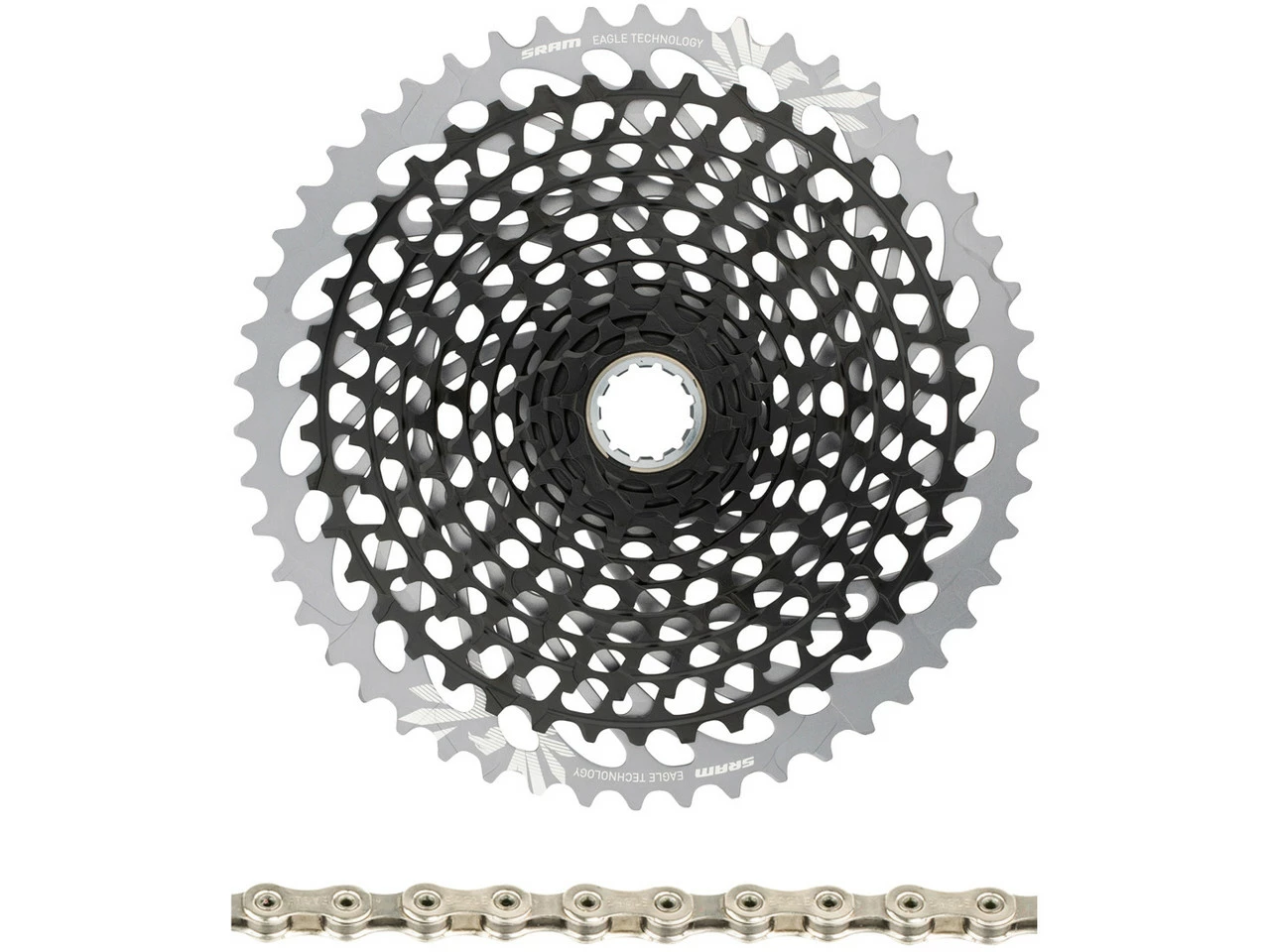 SRAM XG-1295 Kassette + PC X01 Eagle Kette 12-fach Verschleißset 5 SRAM XG-1295 Kassette + PC X01 Eagle Kette 12-fach Verschleißset - Image 3