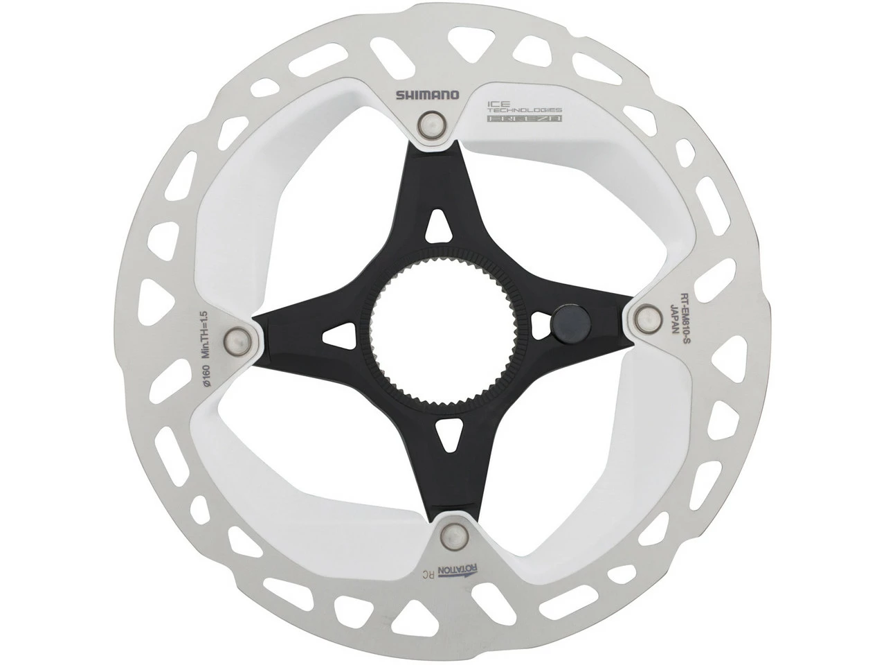 Shimano Bremsscheibe RT-EM810 Center Lock Für STEPS Mit Innenverzahnung 3 Shimano Bremsscheibe RT-EM810 Center Lock Für STEPS Mit Innenverzahnung