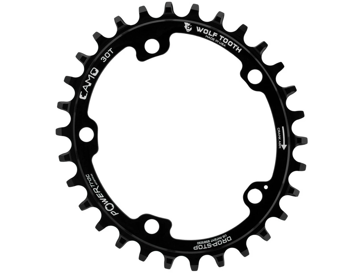 Wolf Tooth Components CAMO Aluminium Elliptical Kettenblatt 3 Wolf Tooth Components CAMO Aluminium Elliptical Kettenblatt