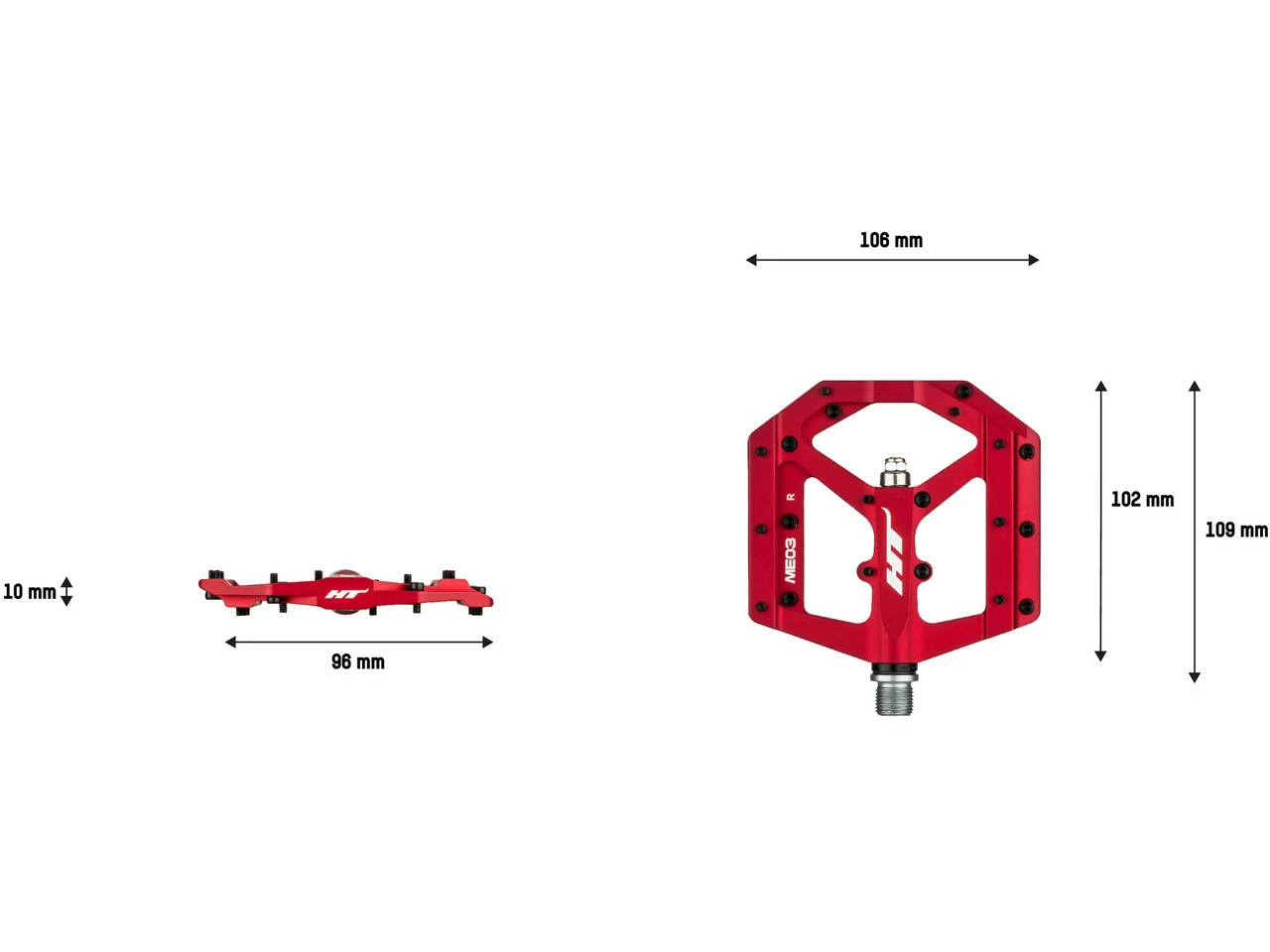 HT EVO-MAG ME03 Plattformpedale 13 HT EVO-MAG ME03 Plattformpedale - Image 11