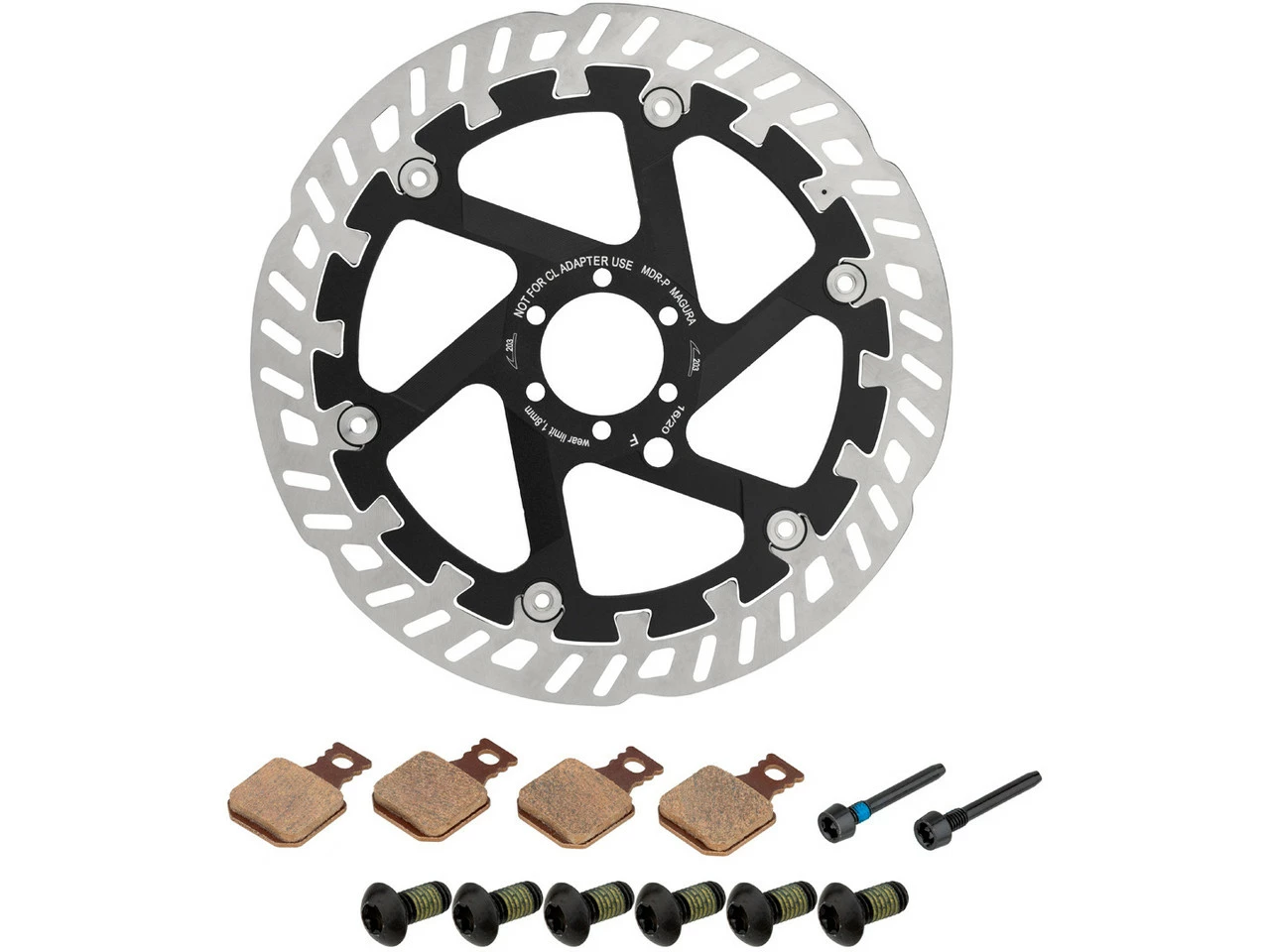 MAGURA MDR-P Bremsscheiben Und Belag Kit 6-Loch 203 Mm 6 MAGURA MDR-P Bremsscheiben Und Belag Kit 6-Loch 203 Mm - Image 4