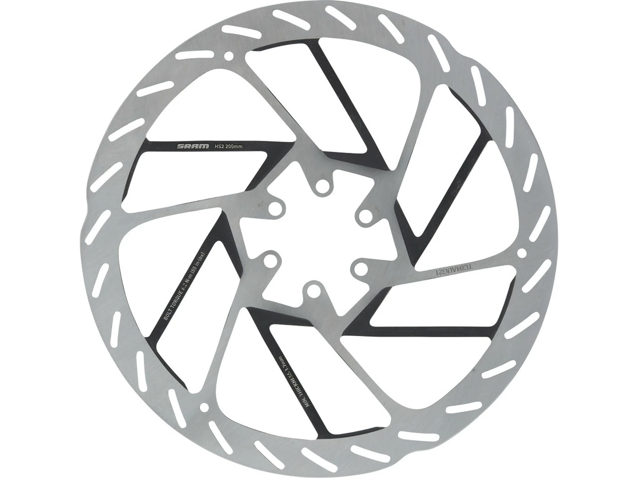 SRAM HS2 6-Loch Bremsscheibe 6 SRAM HS2 6-Loch Bremsscheibe - Image 4