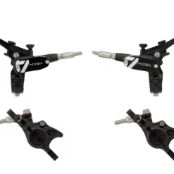 HOPE Tech 4 X2 V+h Set Scheibenbremse Mit Stahlflexleitung