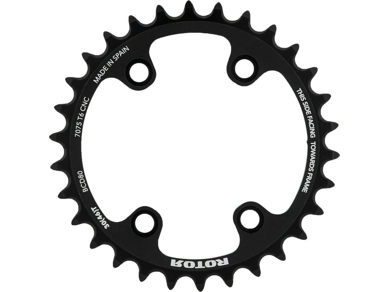 Rotor Shimano GRX Kettenblatt, 4-Arm, NoQ, 110/80 Mm Lochkreis 3 Rotor Shimano GRX Kettenblatt, 4-Arm, NoQ, 110/80 Mm Lochkreis