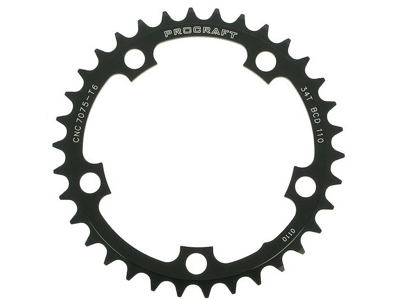 Procraft Kettenblatt Compact, 10-fach, 5-Arm, 110mm Lochkreis 3 Procraft Kettenblatt Compact, 10-fach, 5-Arm, 110mm Lochkreis