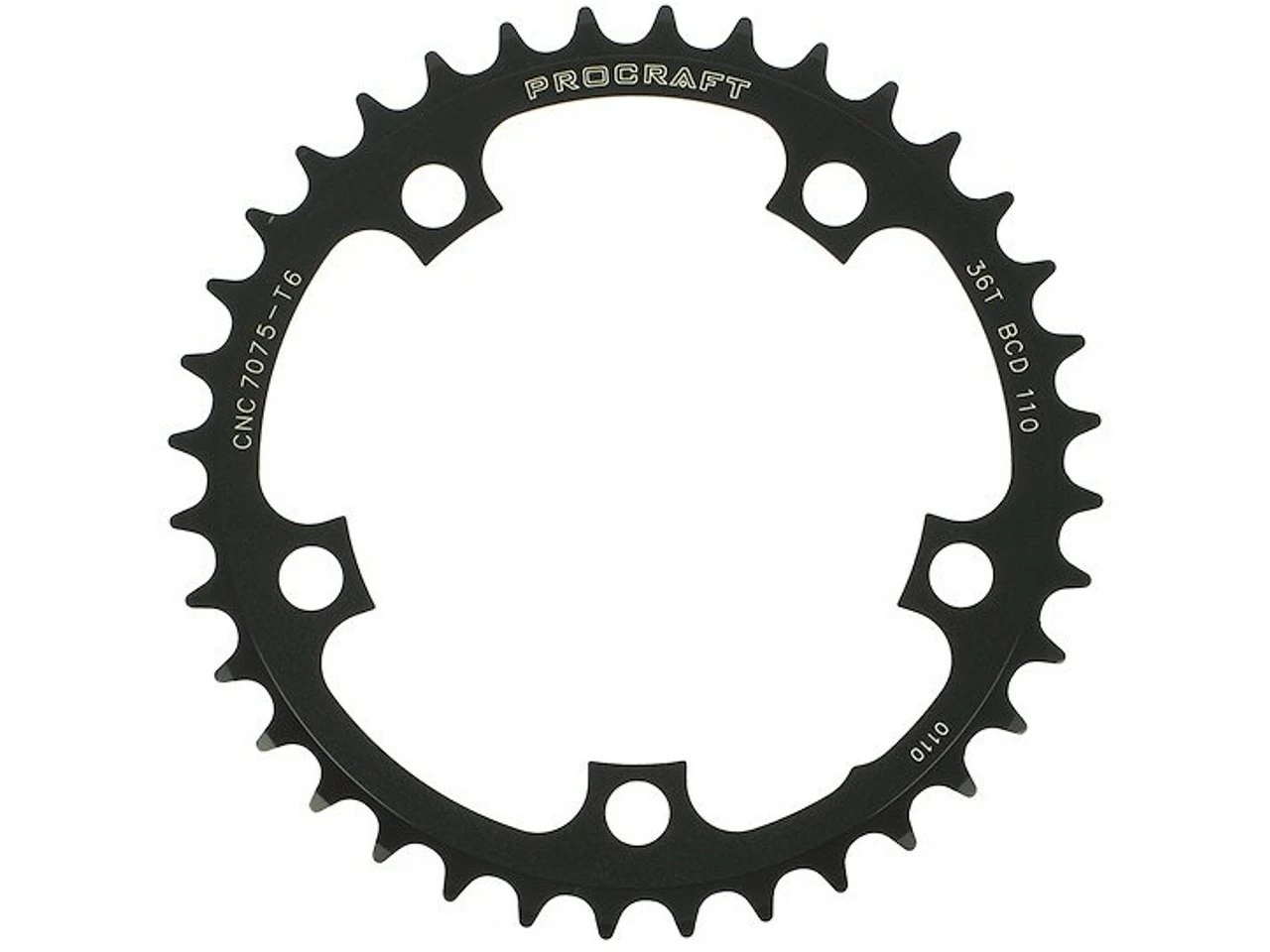 Procraft Kettenblatt Compact, 10-fach, 5-Arm, 110mm Lochkreis 4 Procraft Kettenblatt Compact, 10-fach, 5-Arm, 110mm Lochkreis - Image 2