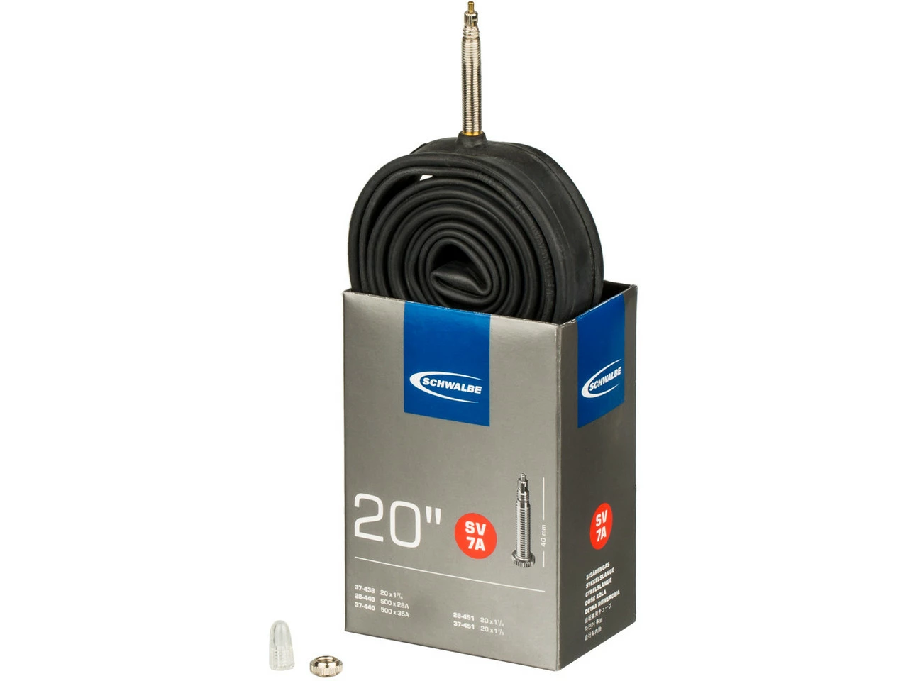 Schwalbe Schlauch 7A Für 20" 3 Schwalbe Schlauch 7A Für 20"