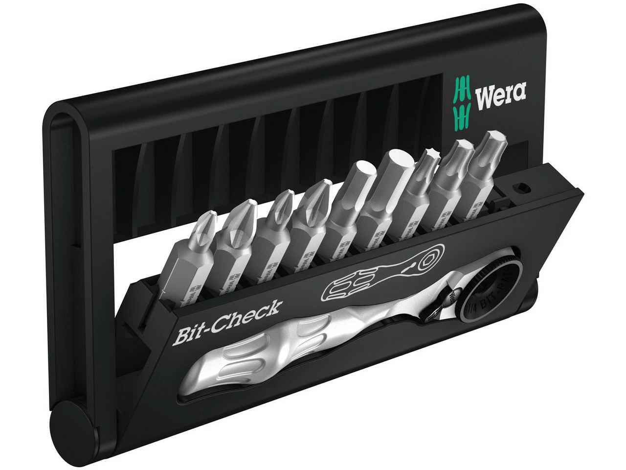 Wera Zyklop Mini Ratsche 1/4" Mit Bit-Check Satz 3 Wera Zyklop Mini Ratsche 1/4" Mit Bit-Check Satz