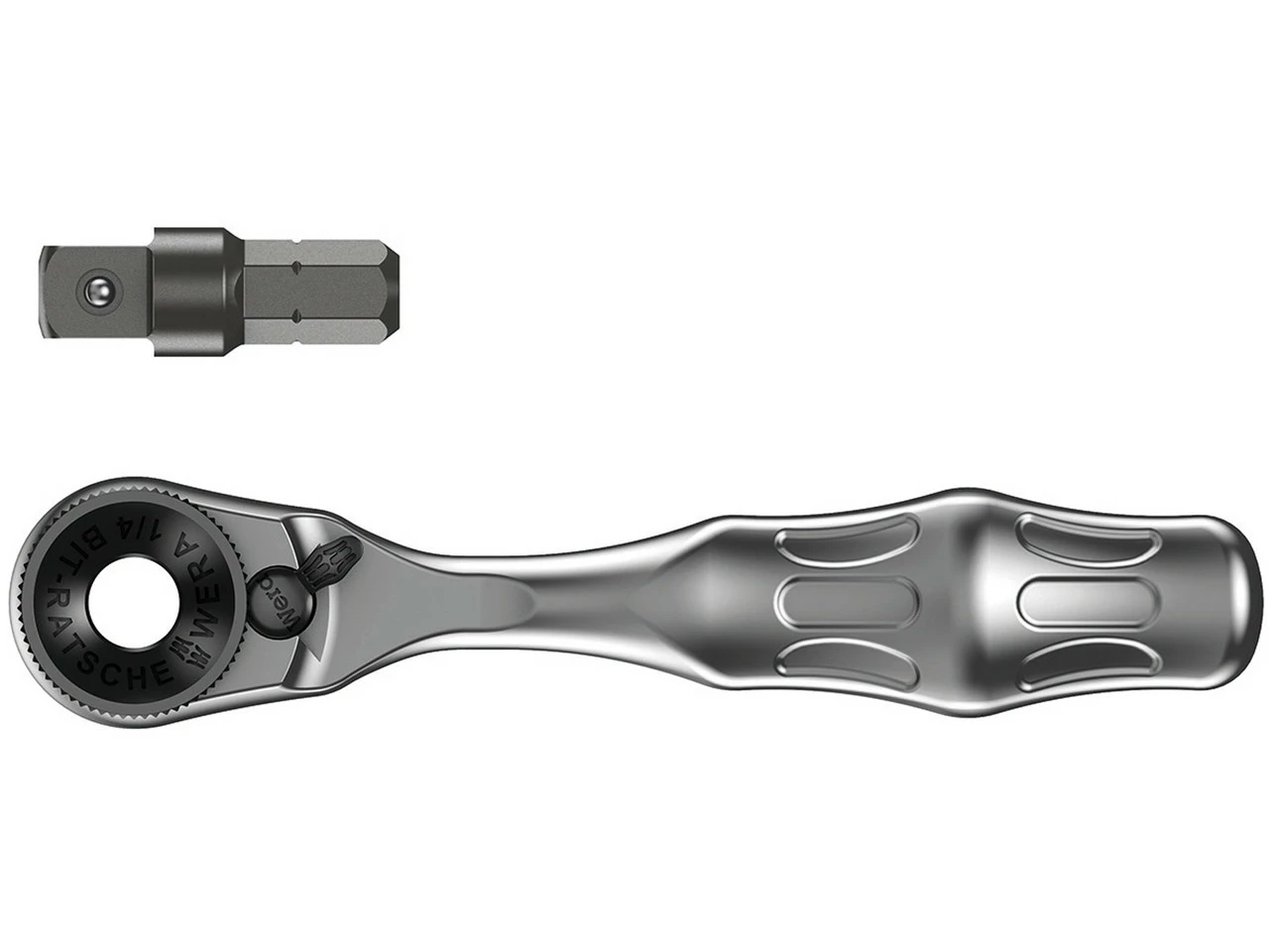 Wera Zyklop Mini Ratsche 1/4" Mit Bit-Check Satz 4 Wera Zyklop Mini Ratsche 1/4" Mit Bit-Check Satz - Image 2