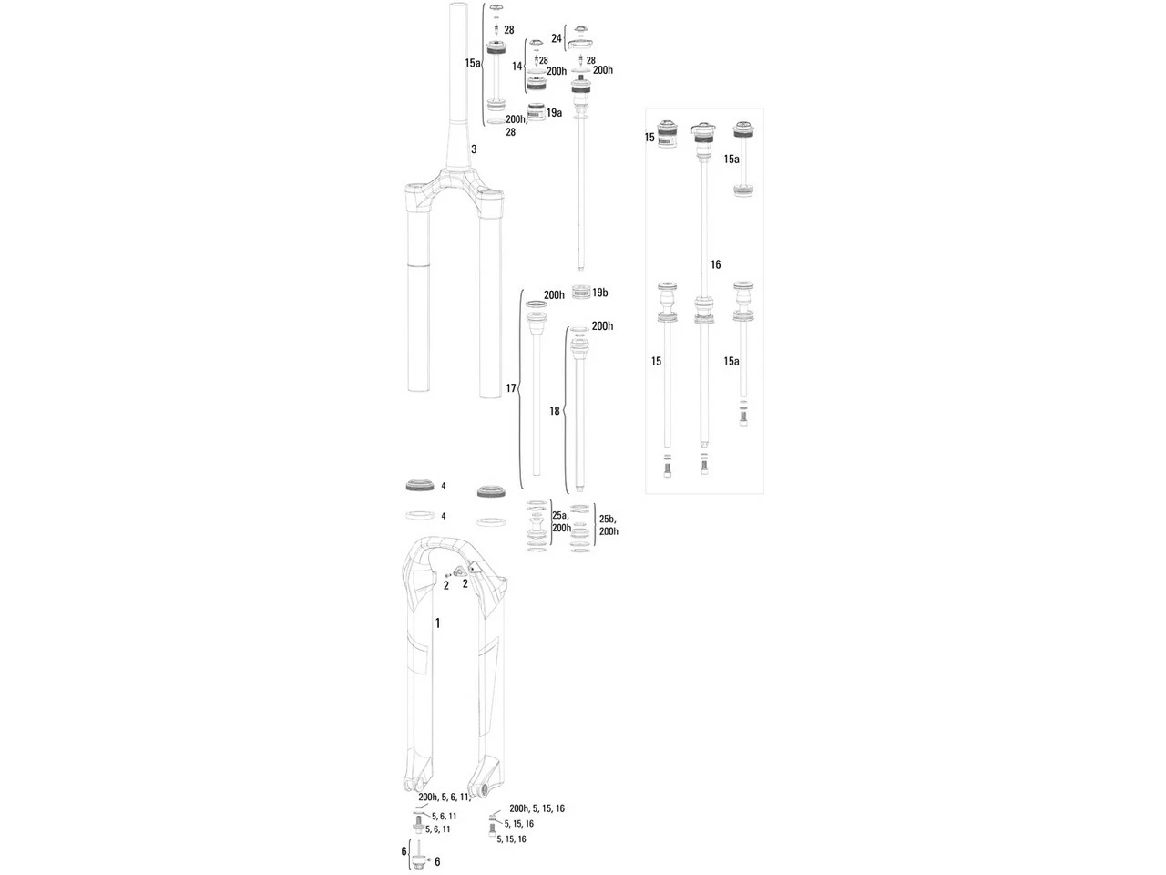 ROCKSHOX Ersatzteile Pike (A1-A2 / 2014-2017) 29" 5 ROCKSHOX Ersatzteile Pike (A1-A2 / 2014-2017) 29" - Image 3