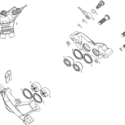 SRAM Ersatzteile Code RSC (A1) Bremssattel (2018)