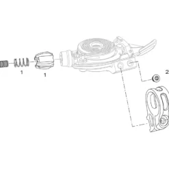 SRAM Ersatzteile X9 / X7 3x9 Schalthebel (2007-2012)