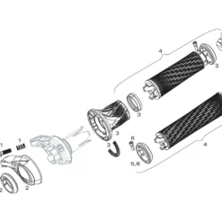 SRAM Ersatzteile Eagle / XX1 / XX / X0 / X01 / GX / NX Drehgriffschalter