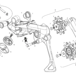 SRAM Ersatzteile XX1 / X01 / X01DH / X1 / EX1 1x11 Schaltwerk