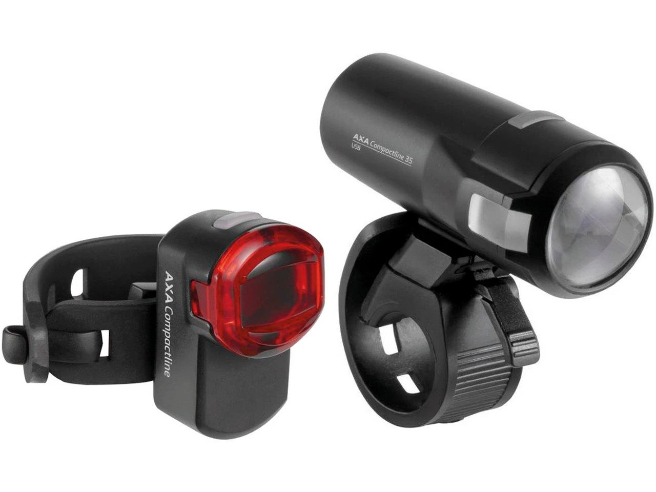 AXA Compactline 35 USB Frontlicht + Rear Rücklicht Set Mit StVZO-Zulassung 3 AXA Compactline 35 USB Frontlicht + Rear Rücklicht Set Mit StVZO-Zulassung