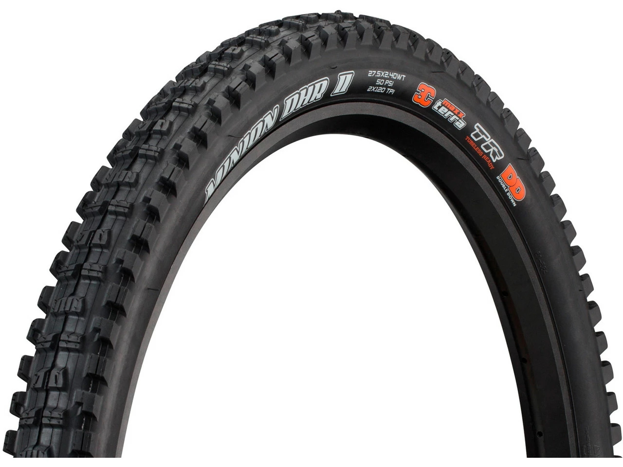 MAXXIS Minion DHR II 3C MaxxTerra DD WT TR 27,5" Faltreifen 3 MAXXIS Minion DHR II 3C MaxxTerra DD WT TR 27,5" Faltreifen