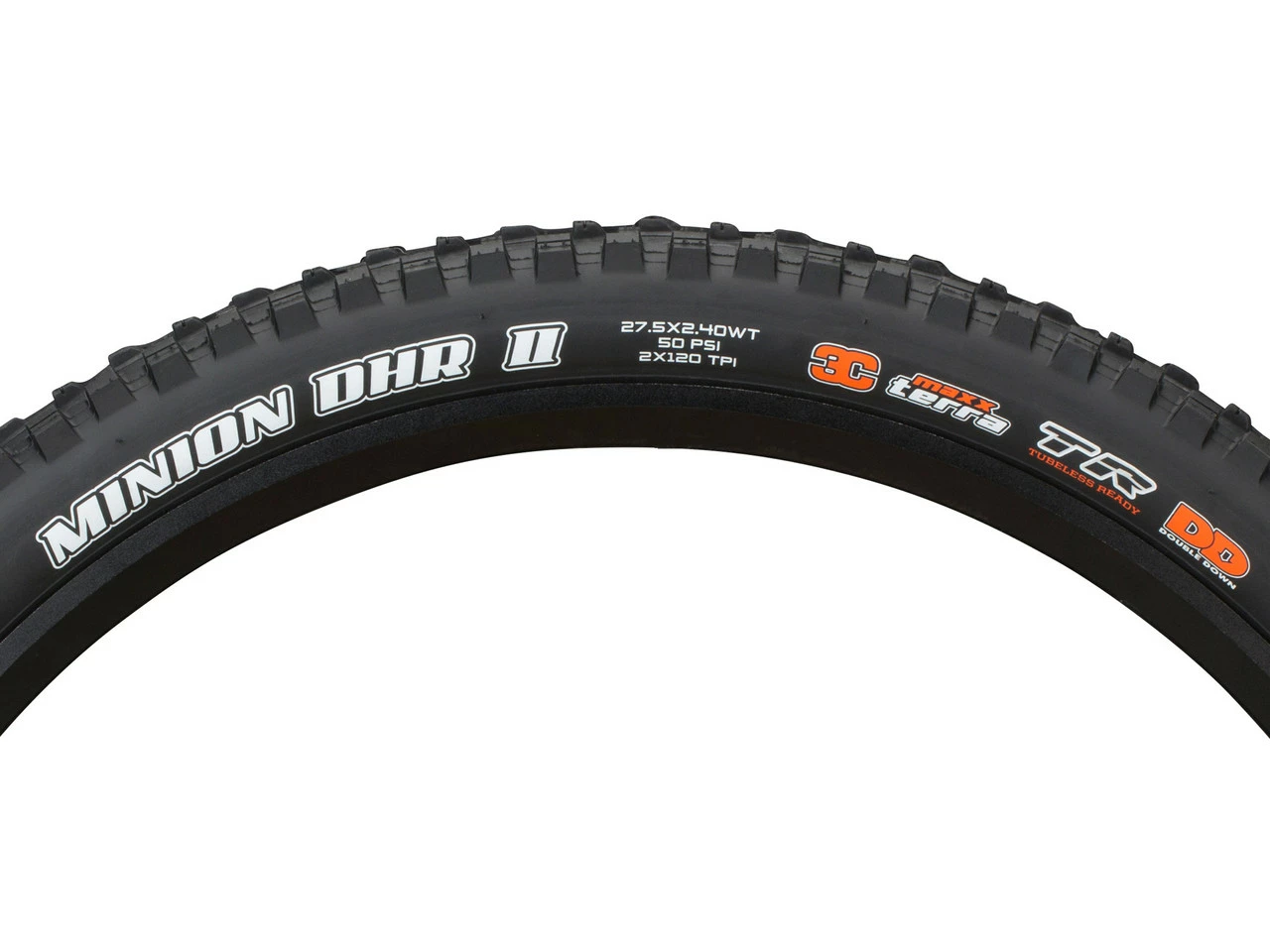 MAXXIS Minion DHR II 3C MaxxTerra DD WT TR 27,5" Faltreifen 5 MAXXIS Minion DHR II 3C MaxxTerra DD WT TR 27,5" Faltreifen - Image 3