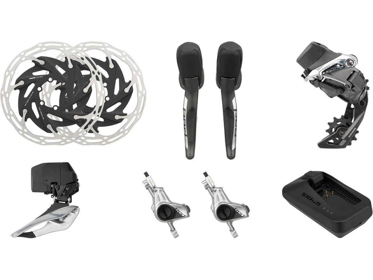 SRAM Red ETap AXS HRD Für 2x12-fach Schaltgruppenset 3 SRAM Red ETap AXS HRD Für 2x12-fach Schaltgruppenset