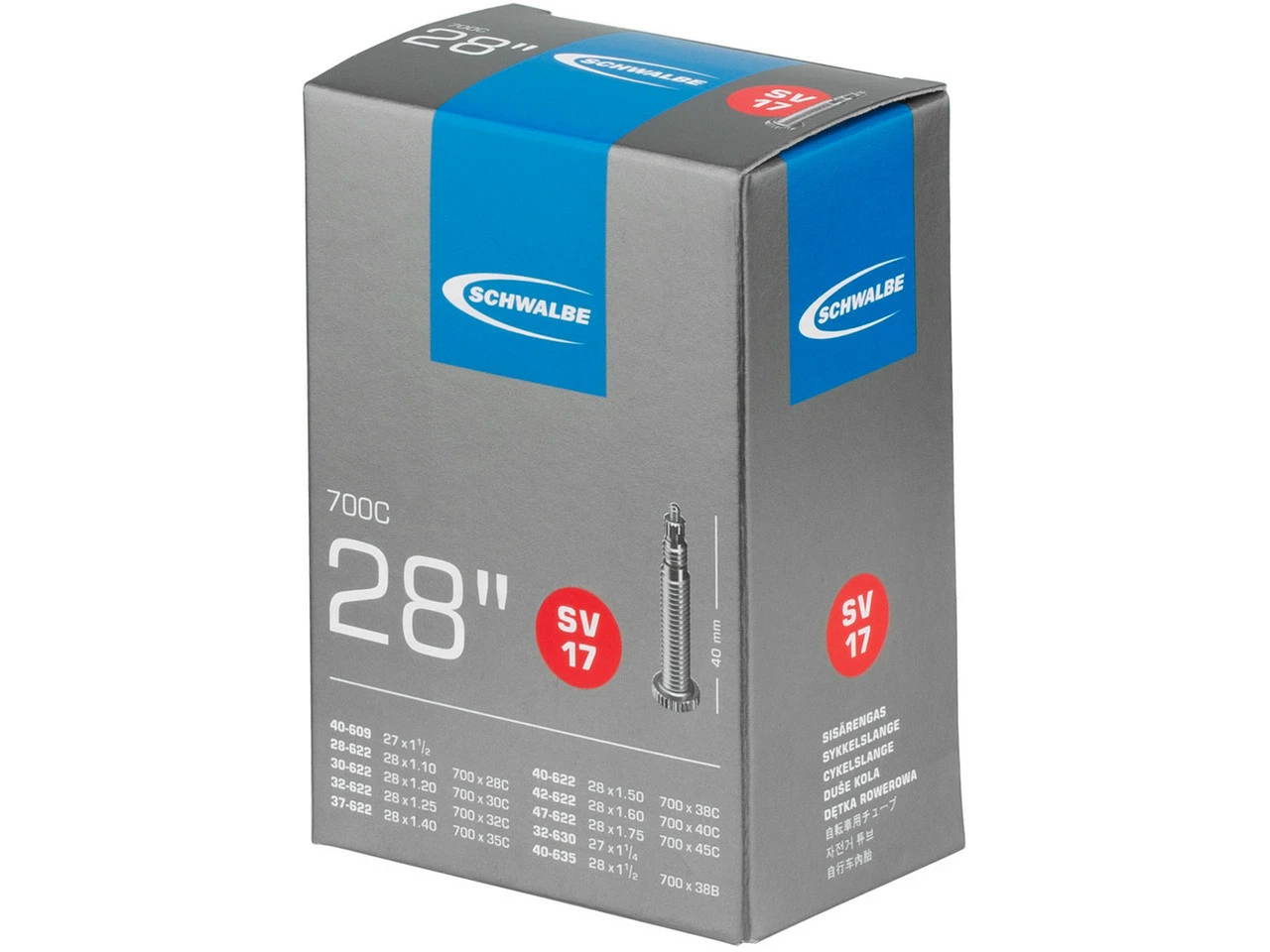 Schwalbe Schlauch 17 Für 28" - 10 Stück 4 Schwalbe Schlauch 17 Für 28" - 10 Stück - Image 2