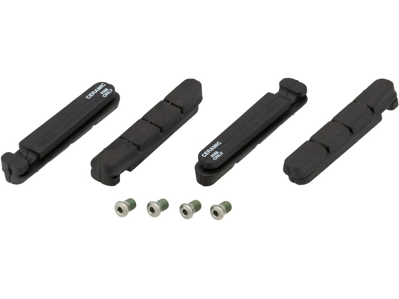 Shimano Bremsgummis R55C Dura-Ace, Ultegra, 105 Für Keramikfelgen - 2 Paar 5 Shimano Bremsgummis R55C Dura-Ace, Ultegra, 105 Für Keramikfelgen - 2 Paar - Image 3