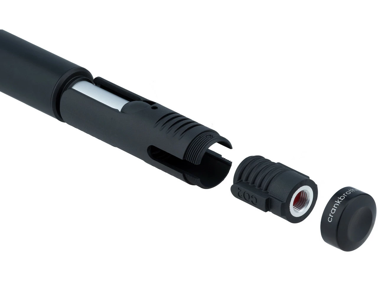 Crankbrothers Klic HV Minipumpe Mit CO2-Adapter Und Manometer 8 Crankbrothers Klic HV Minipumpe Mit CO2-Adapter Und Manometer - Image 6