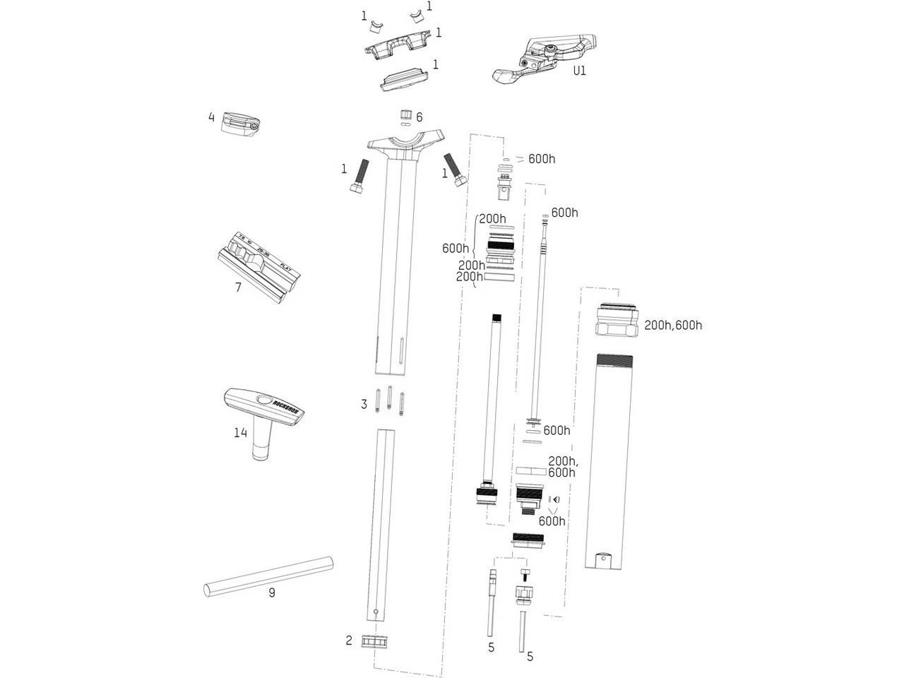 ROCKSHOX Ersatzteile Reverb Stealth Sattelstütze (C1 / 2020) 3 ROCKSHOX Ersatzteile Reverb Stealth Sattelstütze (C1 / 2020)