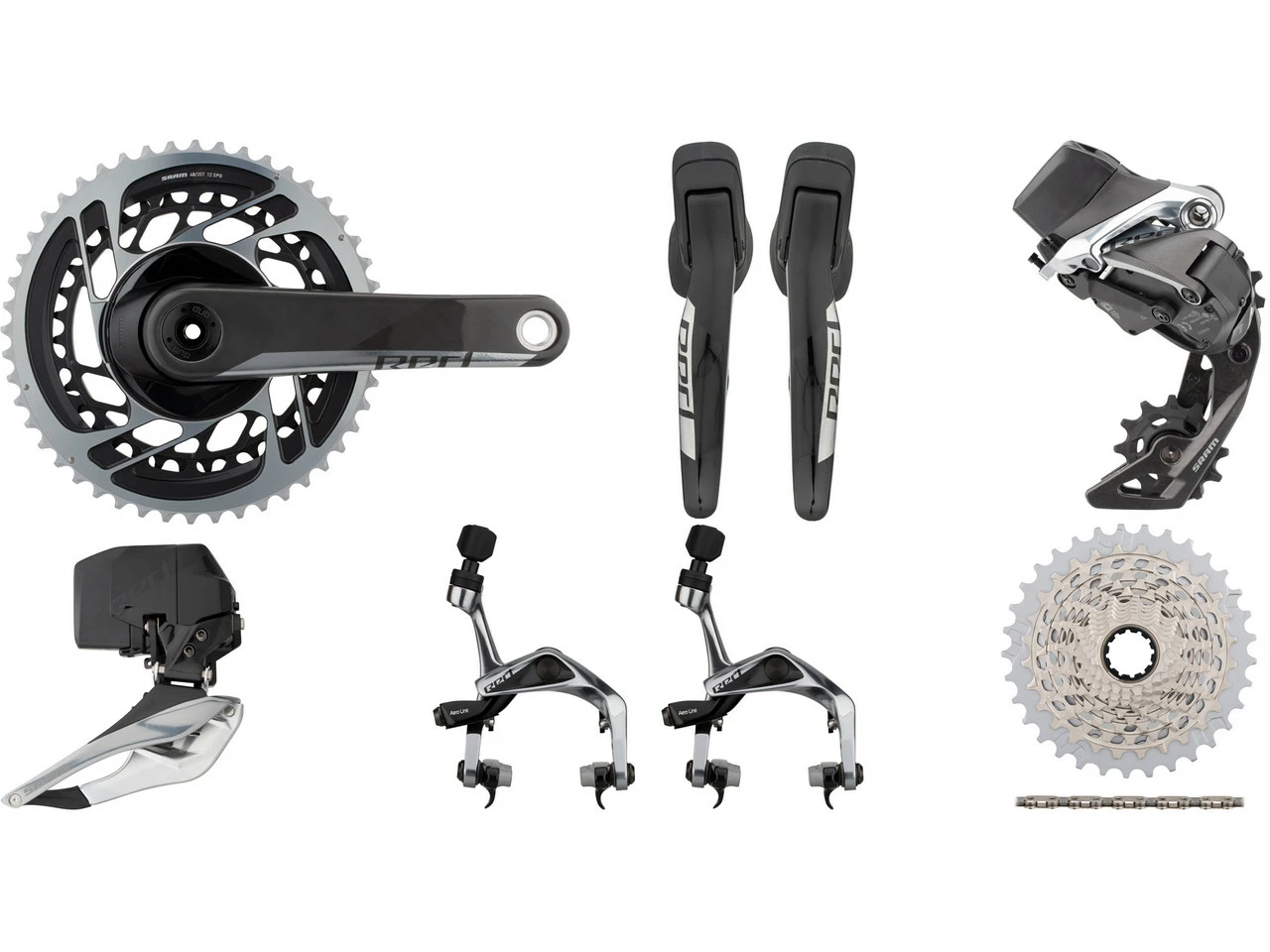 SRAM Red ETap AXS Road Gruppe 2x12-fach 35-48 3 SRAM Red ETap AXS Road Gruppe 2x12-fach 35-48