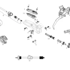 SRAM Ersatzteile G2 Ultimate (A1) Bremshebel (2020)