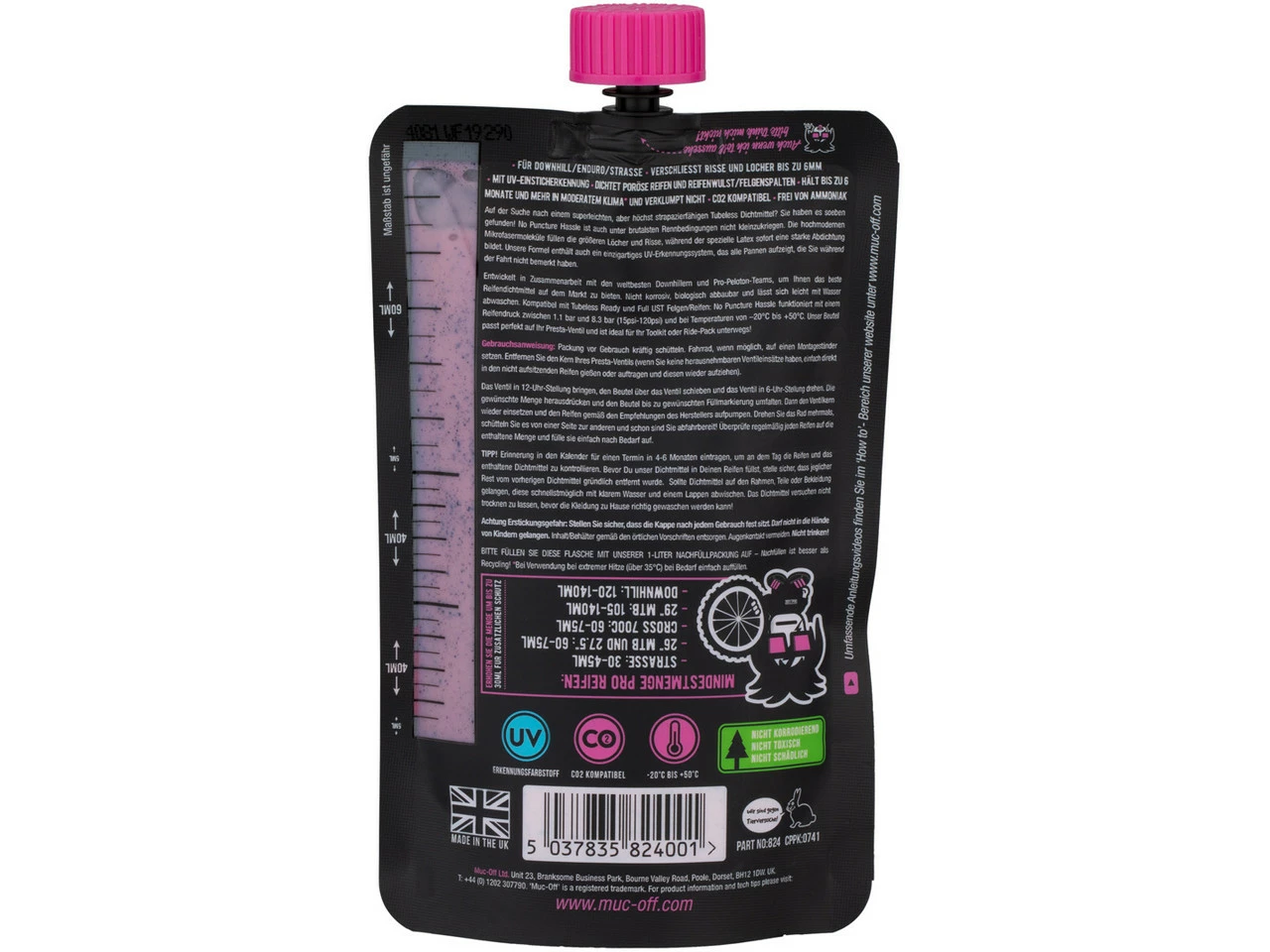 Muc-Off No Puncture Hassle Dichtmittel Kit 4 Muc-Off No Puncture Hassle Dichtmittel Kit - Image 2