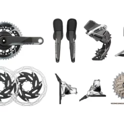 SRAM Red ETap AXS HRD FM Powermeter Gruppe 2x12 33-46 6-Loch Scheibenbremse