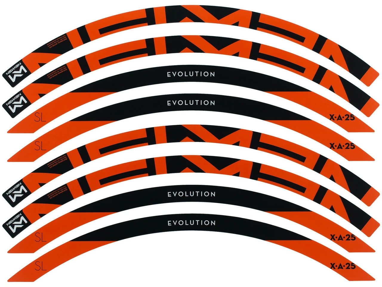 Newmen Felgen Decal Kit X.A.25 4 Newmen Felgen Decal Kit X.A.25 - Image 2