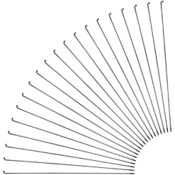 Sapim D-Light J-Bend Speichen + Nippel - 20 Stück -Fahrräder Verkäufe 357575