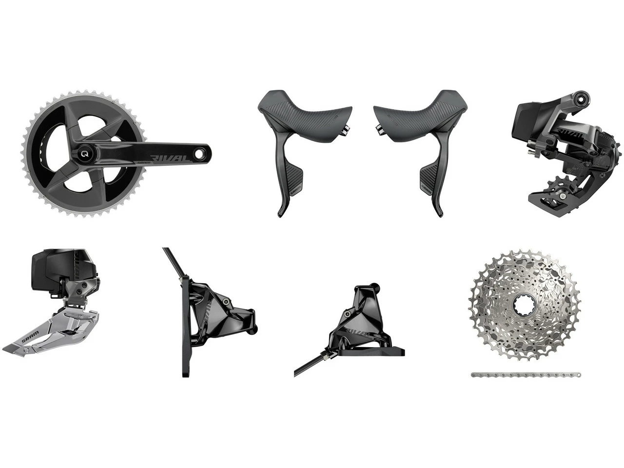 SRAM Rival ETap AXS HRD FM Powermeter Gruppe 2x12-fach 35-48 3 SRAM Rival ETap AXS HRD FM Powermeter Gruppe 2x12-fach 35-48