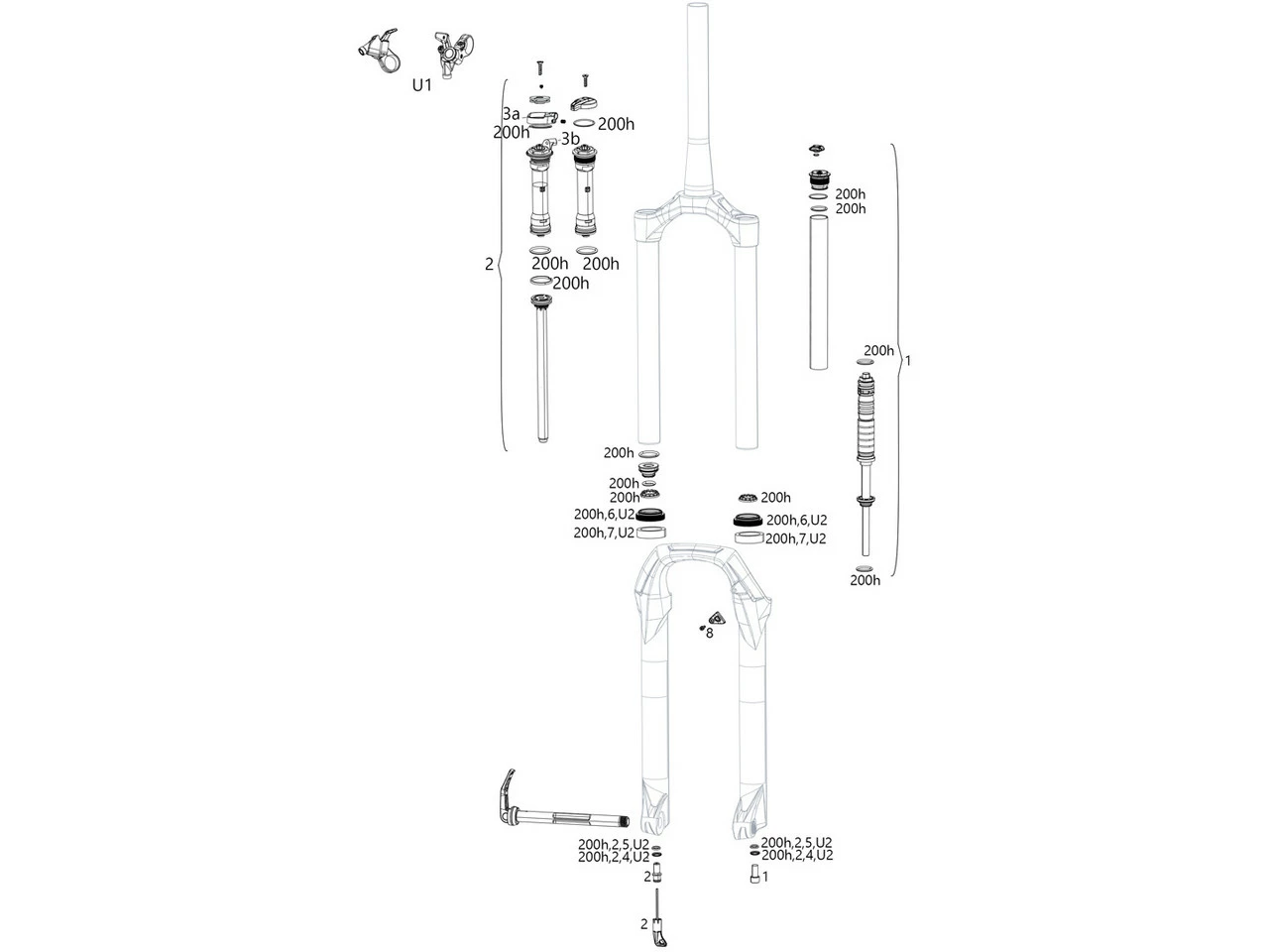 ROCKSHOX Ersatzteile Judy Silver TK (A1-A3 / 2018-2021) 3 ROCKSHOX Ersatzteile Judy Silver TK (A1-A3 / 2018-2021)