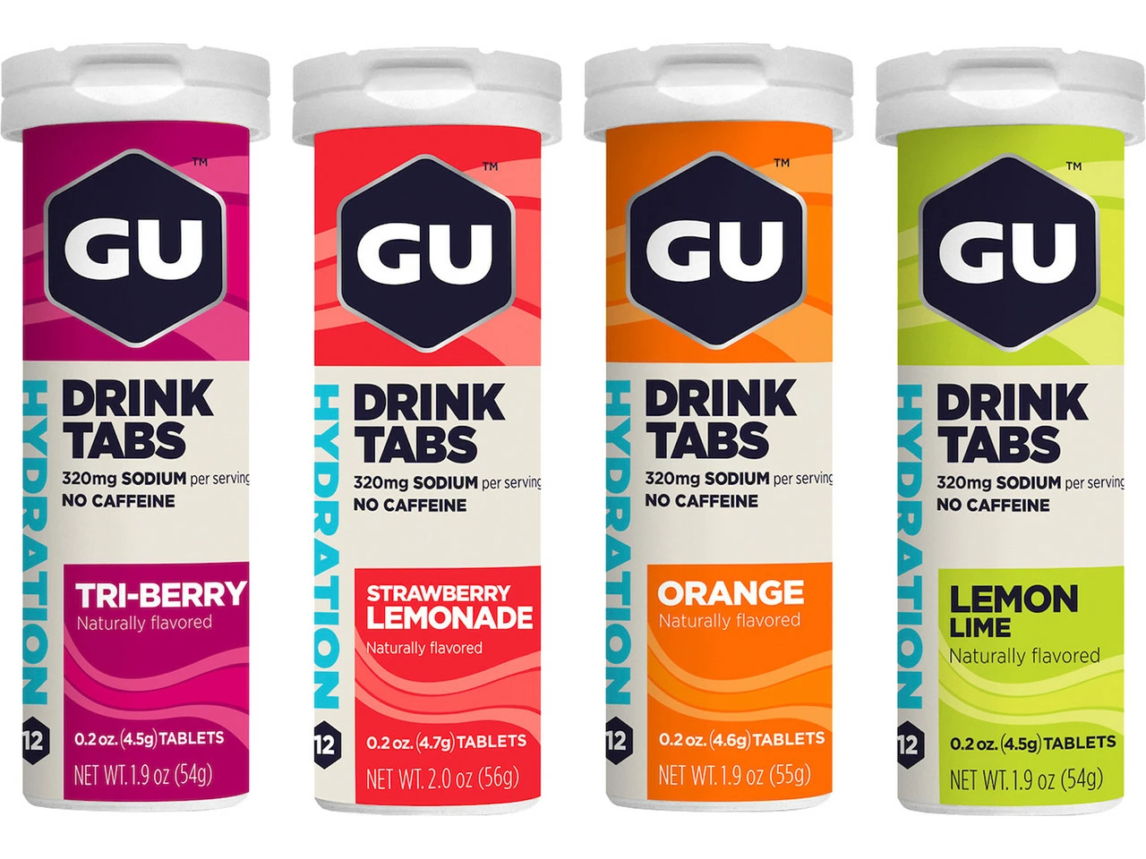 GU Energy Labs Hydration Drink Tabs Brausetabletten - 4 Stück 3 GU Energy Labs Hydration Drink Tabs Brausetabletten - 4 Stück