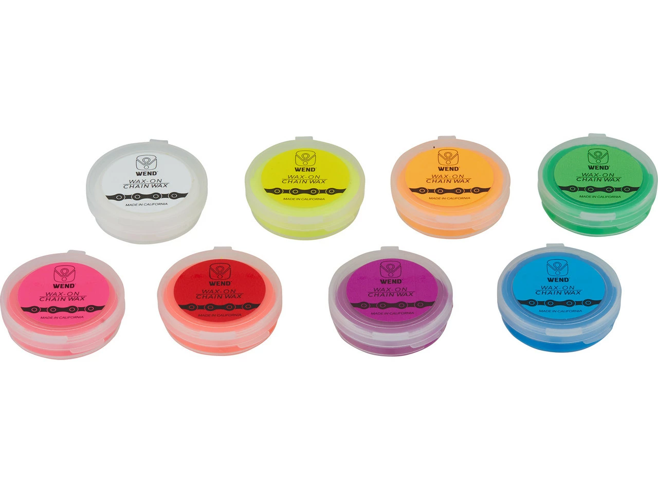 WEND Wax Wax-ON Paste Pocket Spectrum Colors 8er-Pack Kettenwachs 3 WEND Wax Wax-ON Paste Pocket Spectrum Colors 8er-Pack Kettenwachs