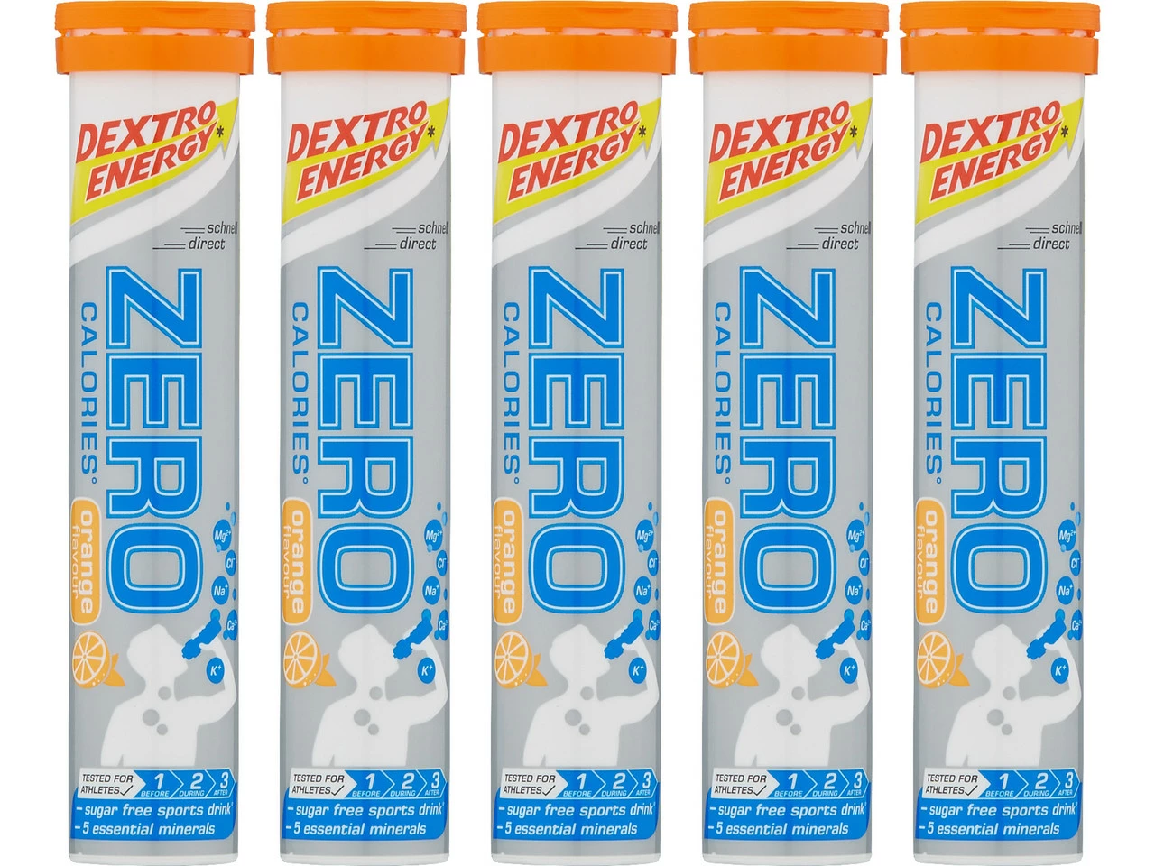 Dextro Energy Brausetabletten Zero Calories - 5 Stück 4 Dextro Energy Brausetabletten Zero Calories - 5 Stück - Image 2