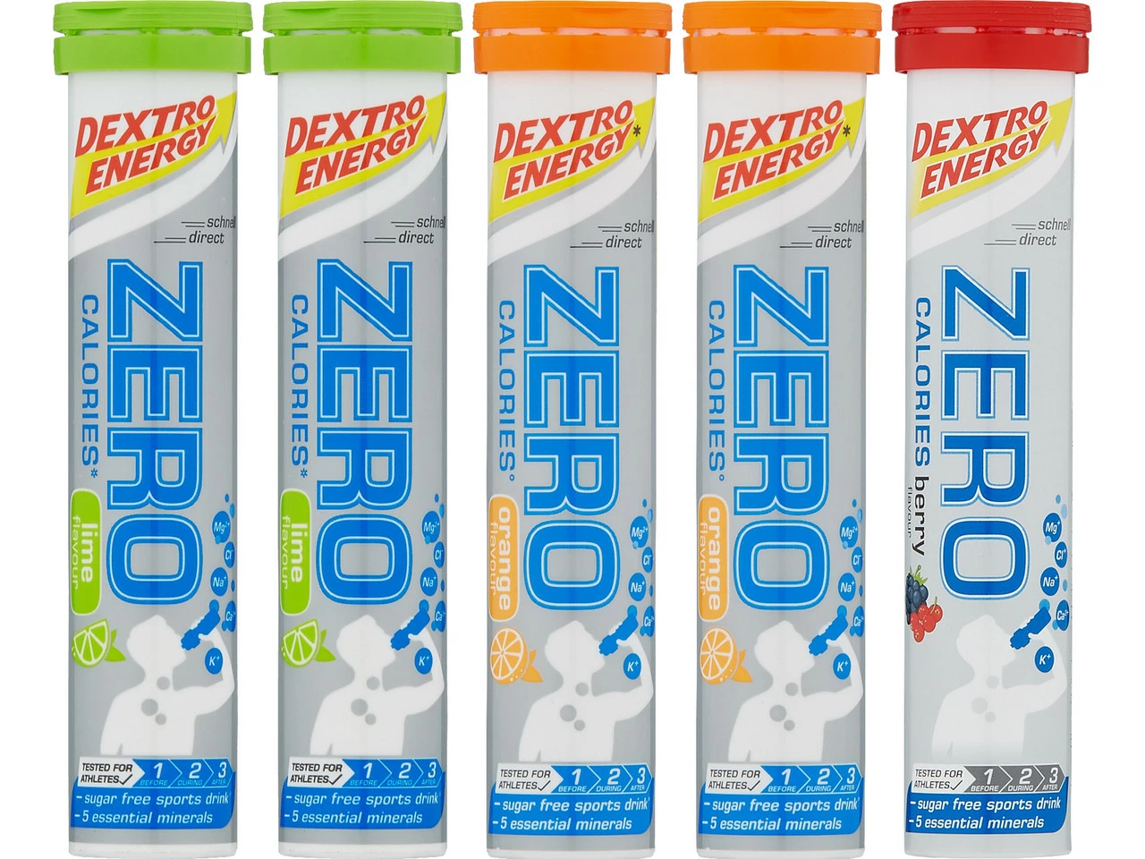 Dextro Energy Brausetabletten Zero Calories - 5 Stück 6 Dextro Energy Brausetabletten Zero Calories - 5 Stück - Image 4