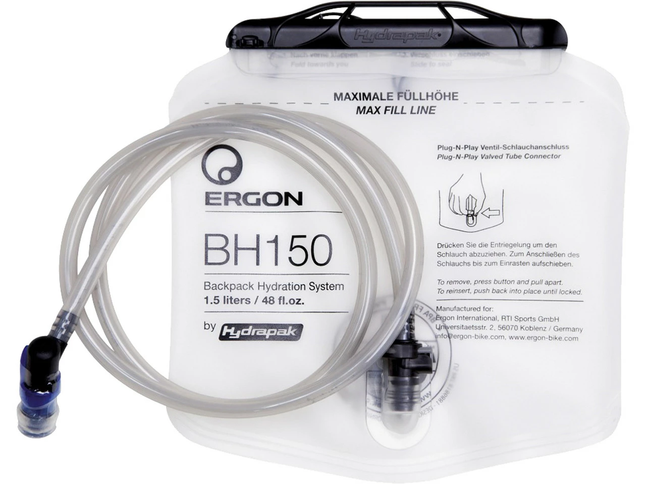 ERGON BA Hip Pack Hüfttasche + BH150 1,5 L Trinkblase 6 ERGON BA Hip Pack Hüfttasche + BH150 1,5 L Trinkblase - Image 4